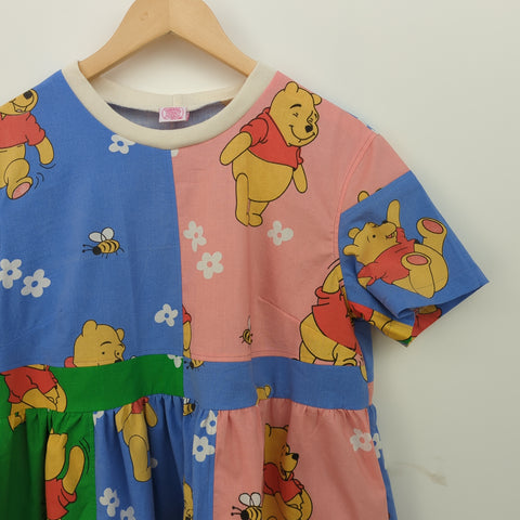 ONE OF A KIND Dress made with Reworked Duvet Cover Size 10