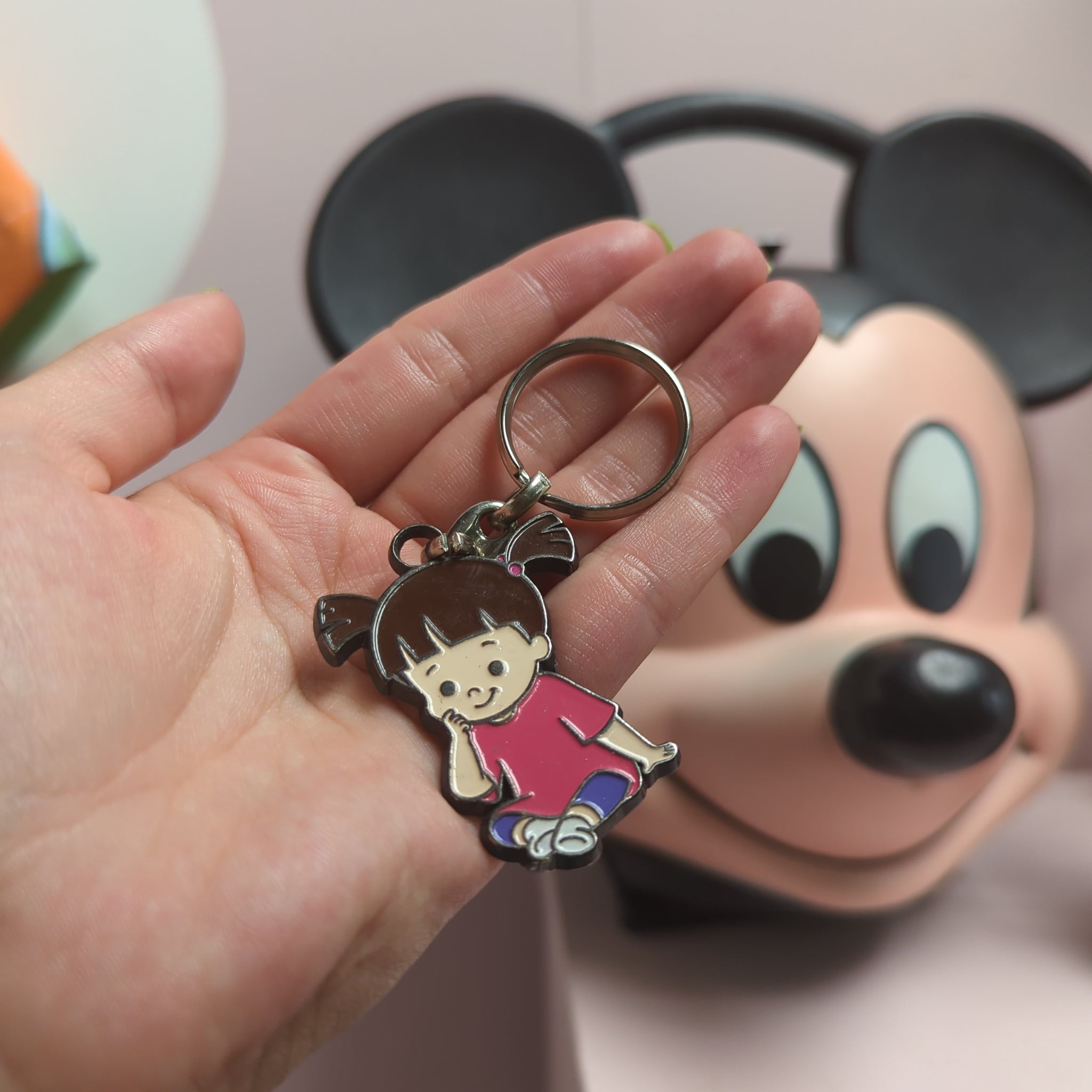 monsters inc keyring Vtg Boo from Monsters Inc Keyring – SILLYGIRLCLUB