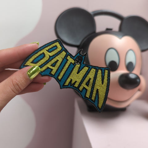 Vtg Iron On Batman Patch