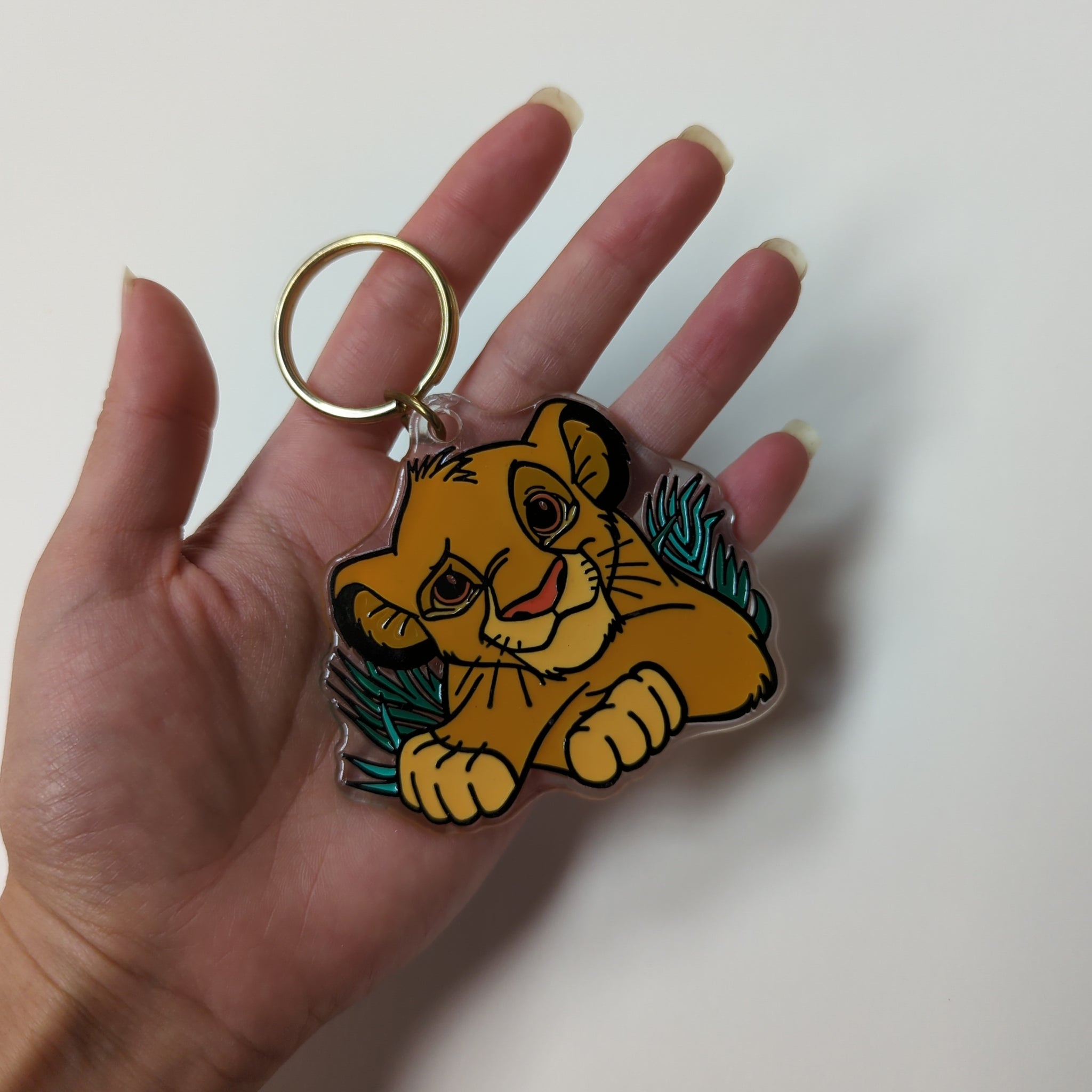 Vtg Disney Keyring