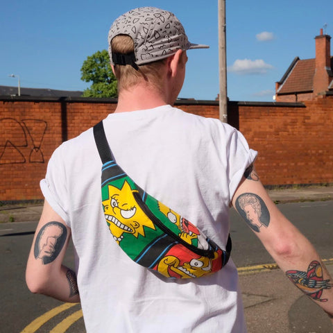 Reworked Duvet Cover bumbag.