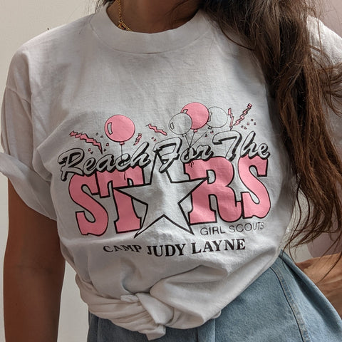 Vtg Handpicked Girl Scout T-shirt L