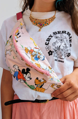 Reworked Duvet Cover bumbag.