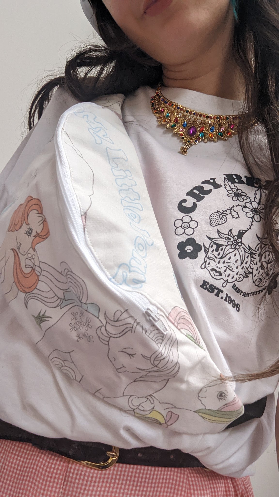 Reworked Duvet Cover bumbag.