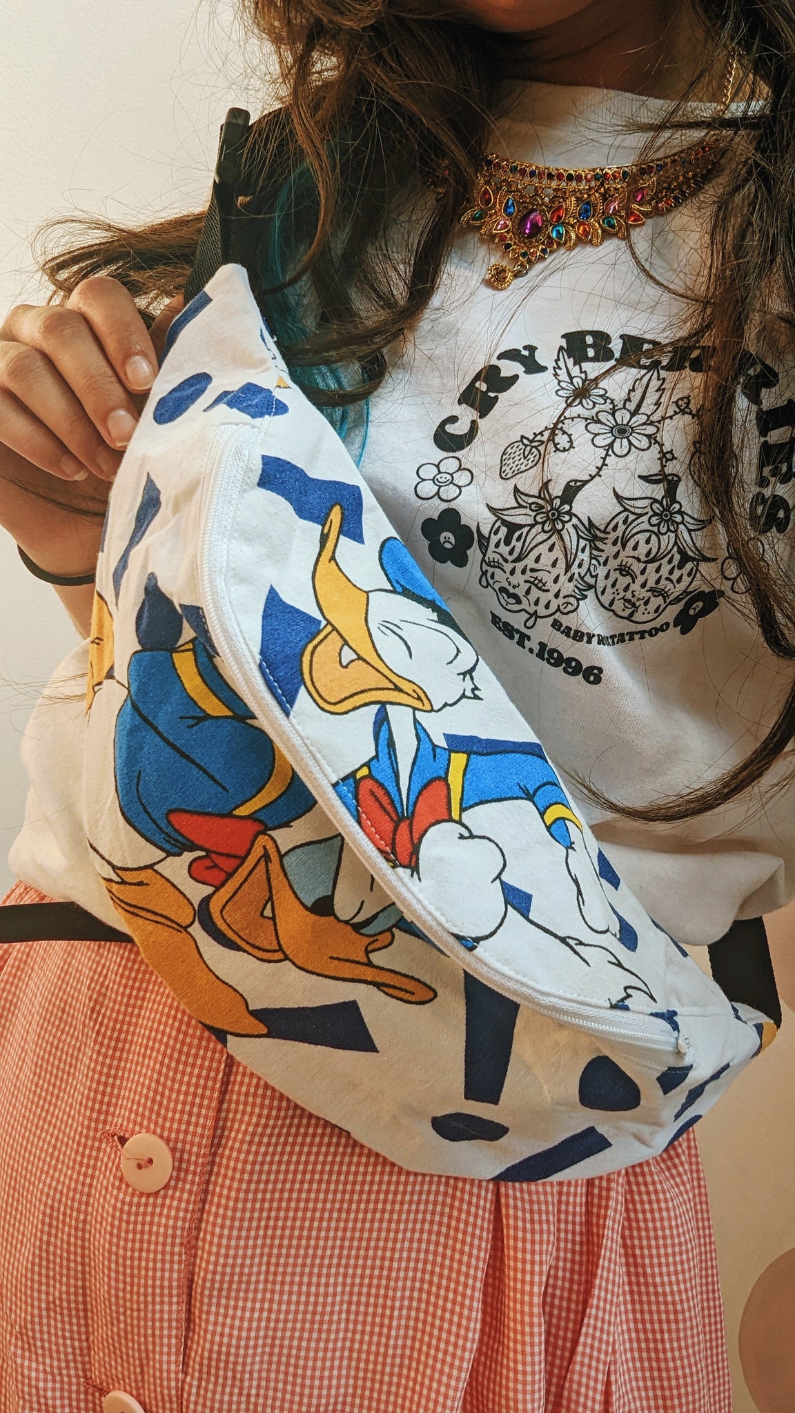 Reworked Duvet Cover bumbag.
