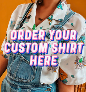 SEND IN YOUR OWN FABRIC - Choose Your Own Cropped Shirt