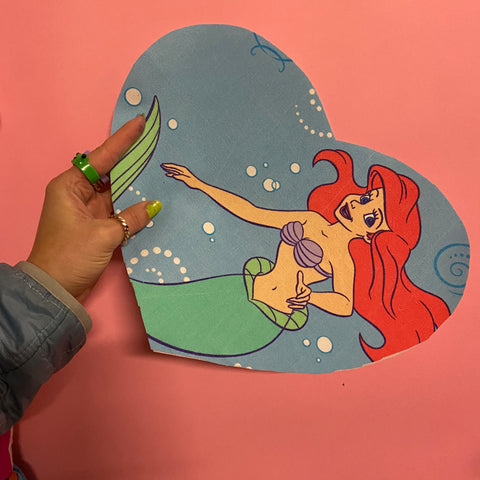 Custom Reworked Heart Duvet Jumper In This Fabric