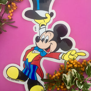 Circus Mickey Mouse Vinyl Sticker XL No.25
