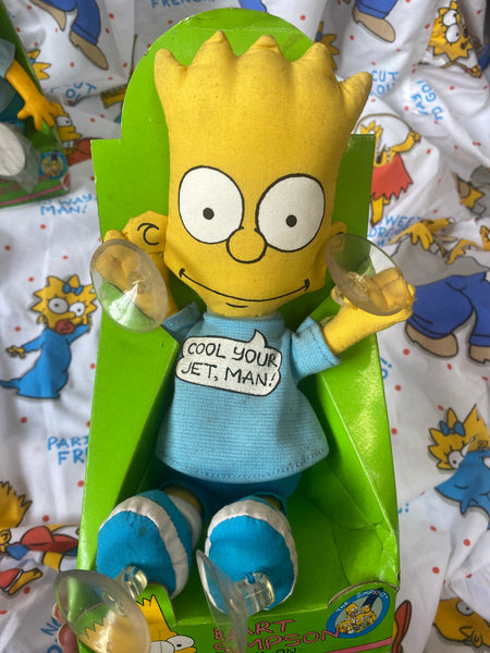 Suction Bart Doll 1990 New in box Vtg