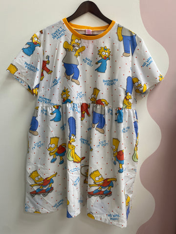 SUMMER LAUNCH!          Reworked Duvet Cover Dress - Size 20