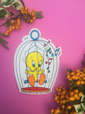 Tweety Pie Vinyl Sticker