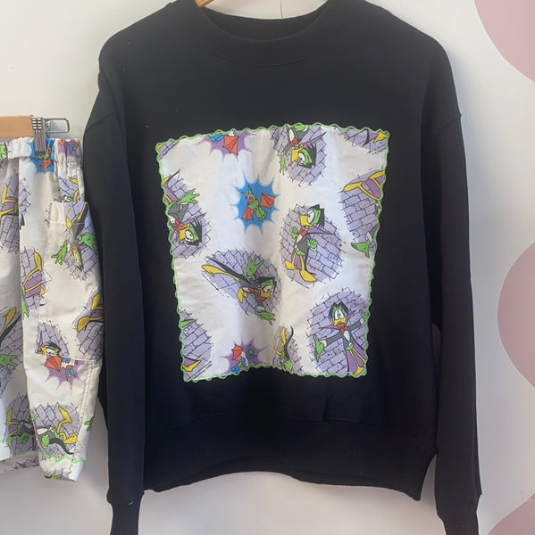 Ltd Edition Duvet Cover Co-Ord Shorts Size 8-10 (Small) + Jumper