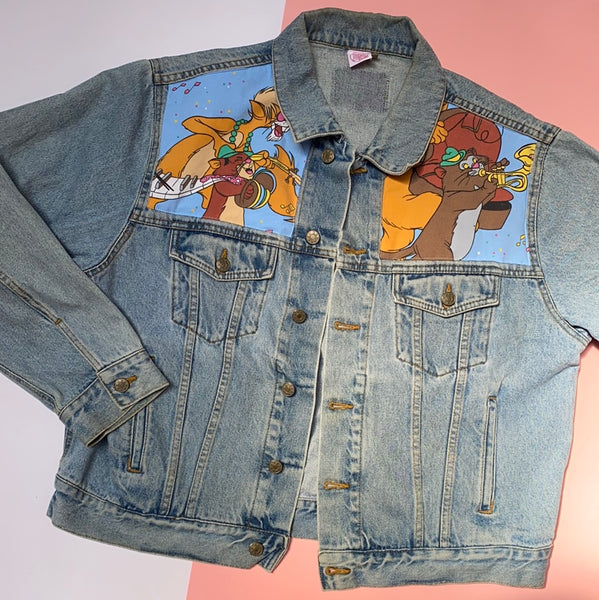 Denim Jacket made with Reworked Aristo Duvet Cover.