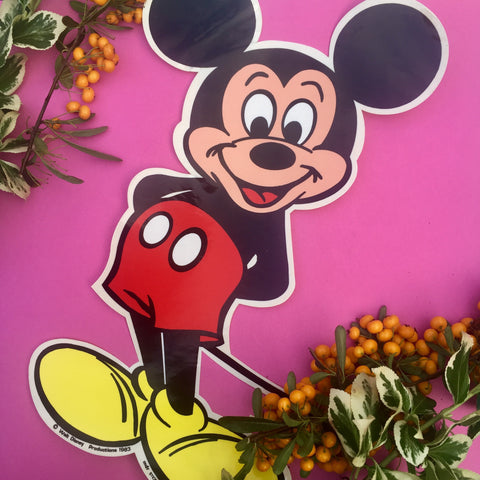 Cute Mickey Mouse Vinyl Sticker XL No. 29