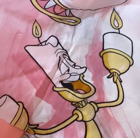 Custom Reworked Heart Duvet Jumper In This Fabric