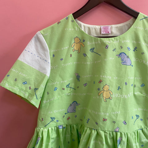 Reworked Duvet Cover Dress - Size 6