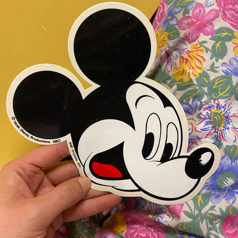 Mickey head Vinyl Sticker Medium