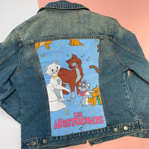 Denim Jacket made with Reworked Aristo Duvet Cover.