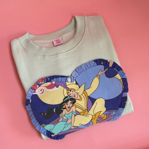 Reworked duvet jumper - Size Large