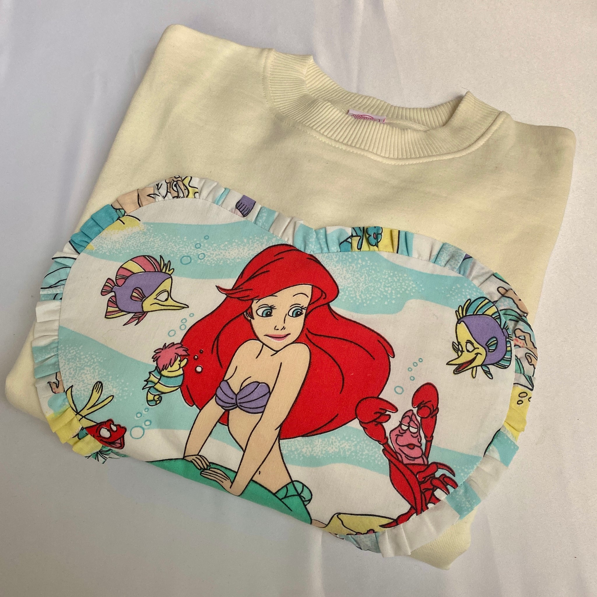 Reworked duvet jumper - Size Small