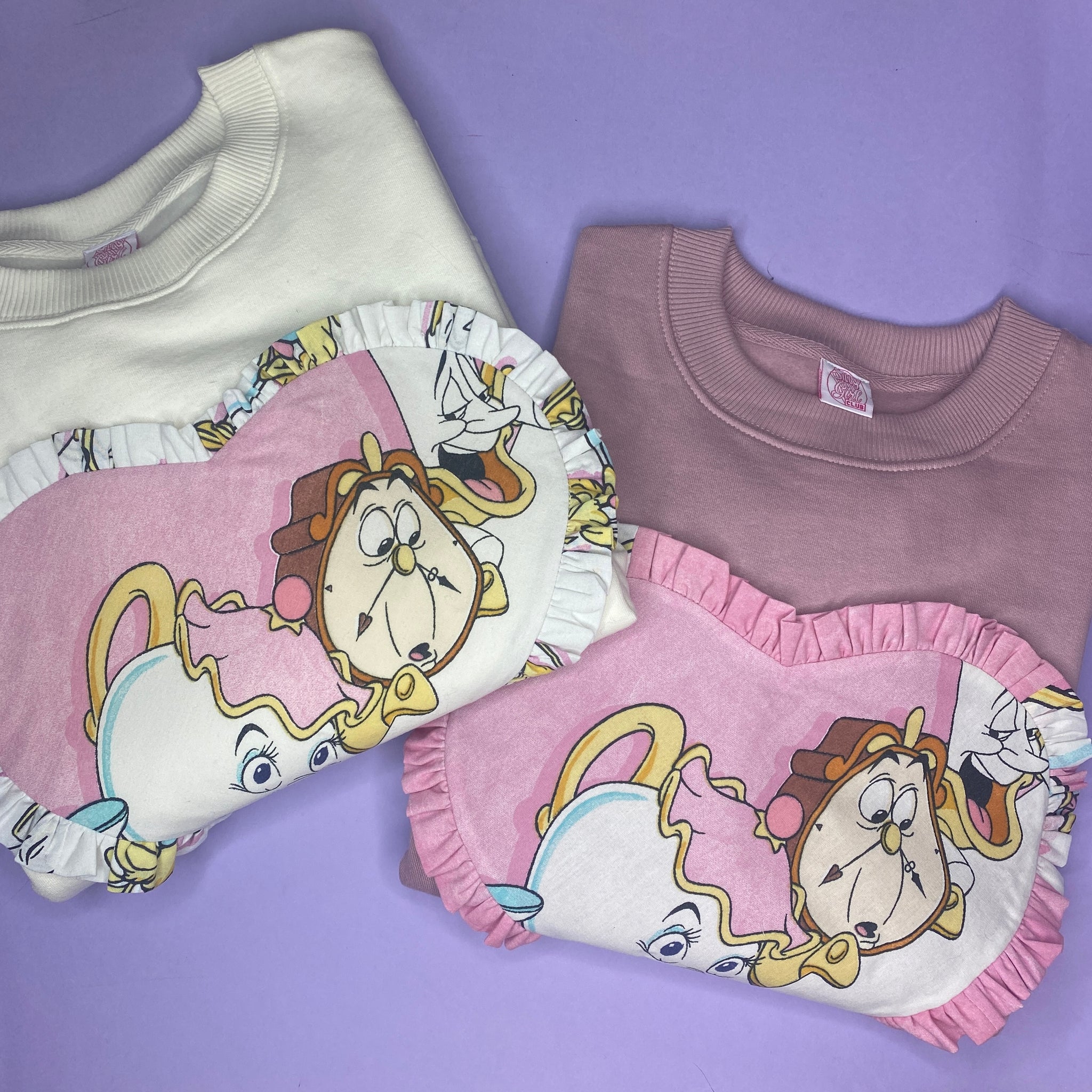 Custom Reworked Heart Duvet Jumper In This Fabric