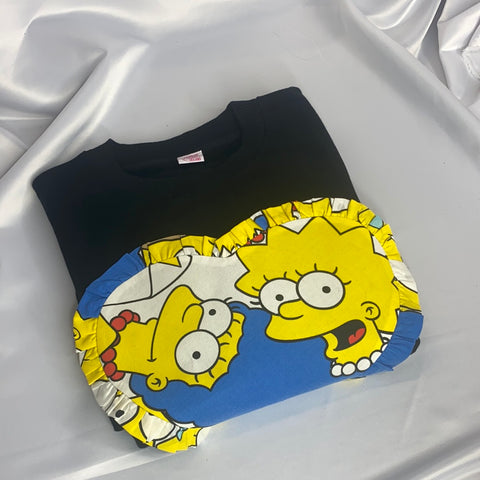 Reworked duvet jumper - Size Large