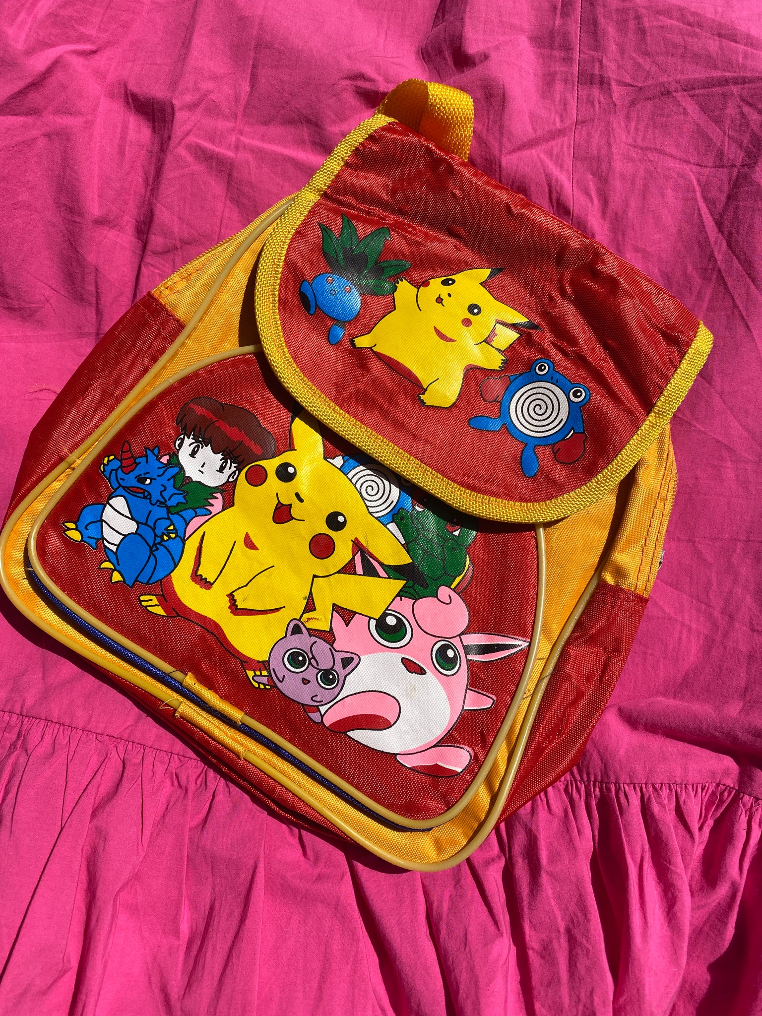 Vtg Bootleg Pokemon Backpack - Kids