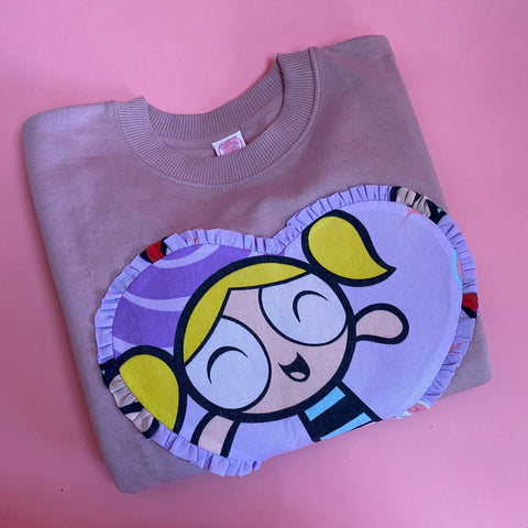 Reworked duvet jumper - Size Large