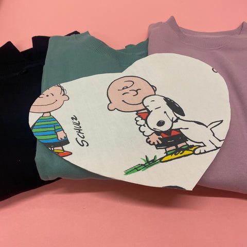 Custom Reworked Heart Duvet Jumper In This Fabric